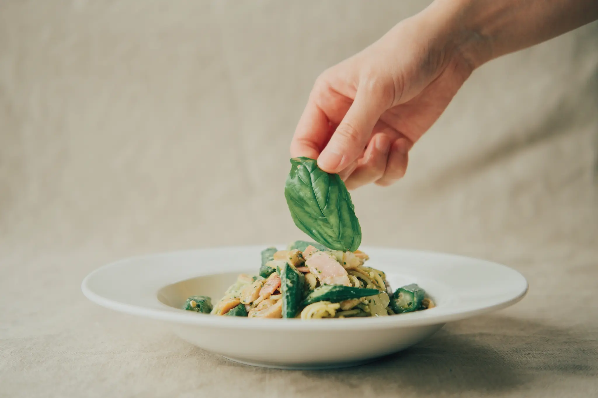 熊本県荒尾市の洋食レストランCOTTONのパスタ